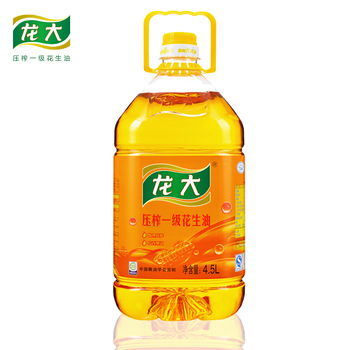 龙大压榨一级花生油4.5L